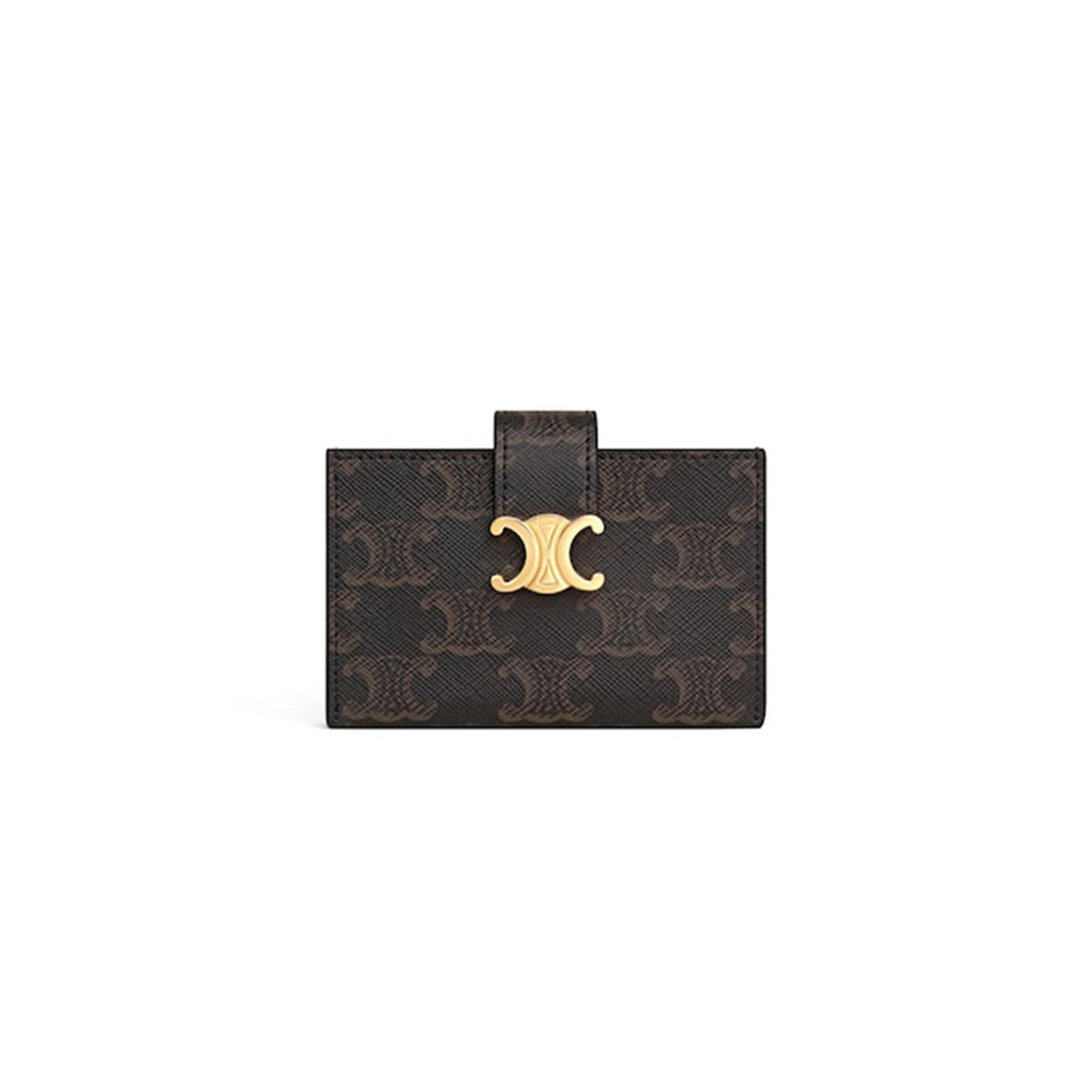 Ce1i*e accordeon card holder nino in triomphe canvas 10n842cqh.04lu (11*7*2.5cm)